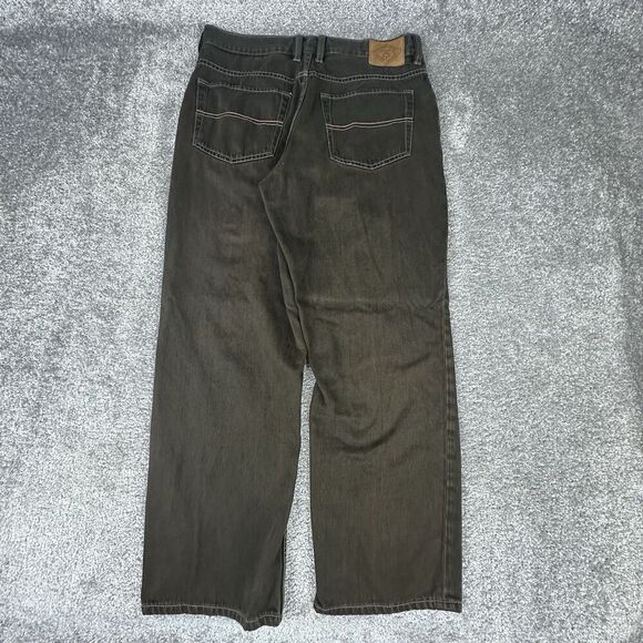 Indigo Palms Jeans Men's 34x32 Classic Fit Brown Soft Denim Y2K 00's Straight - Picture 10 of 10